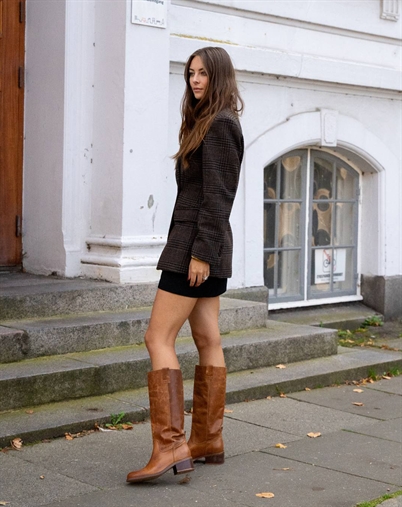 Phenumb Copenhagen - Martina Long Støvle - Cognac